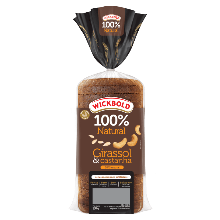 100% Natural Girassol & Castanha