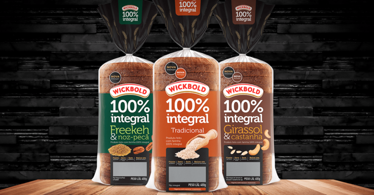 Pães 100% integrais: novas embalagens, nova fórmula e ainda mais nutrição na sua alimentação