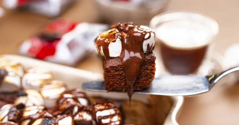 Brownie com Marshmallow Tostado