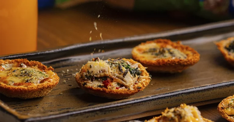 Bocaditos de Pizza com Pão de Forma