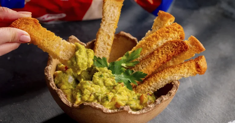 Crostini com Guacamole