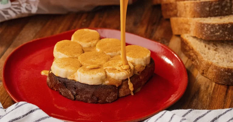 Toast de Doce de Leite e Banana