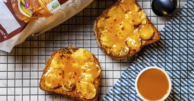 Toast de Banana Gratinado na Airfryer