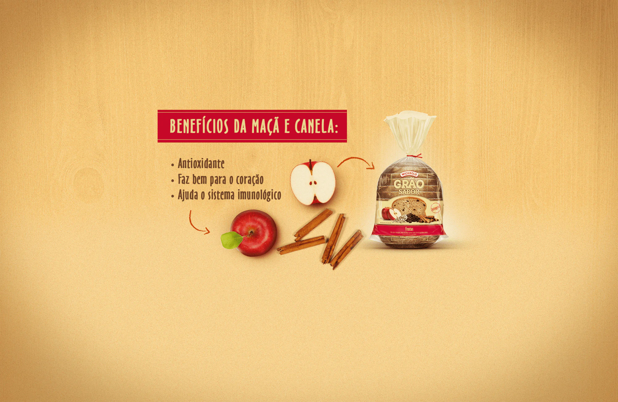 Os benefícios da maçã e canela